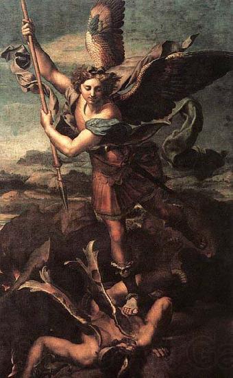 RAFFAELLO Sanzio St Michael and the Satan